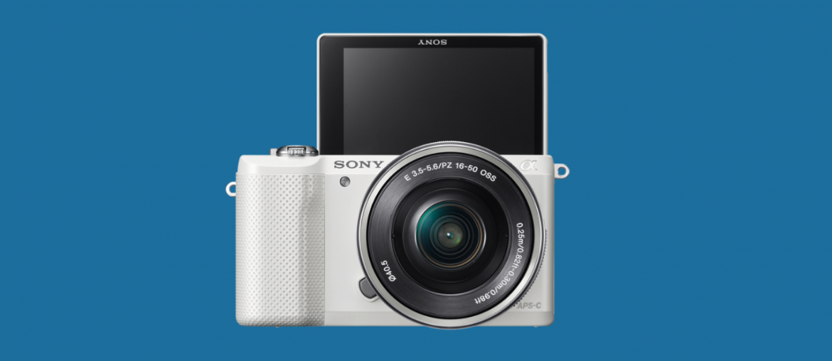 Flip screen camera