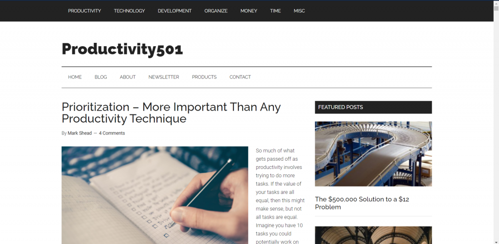 blogs on productivity